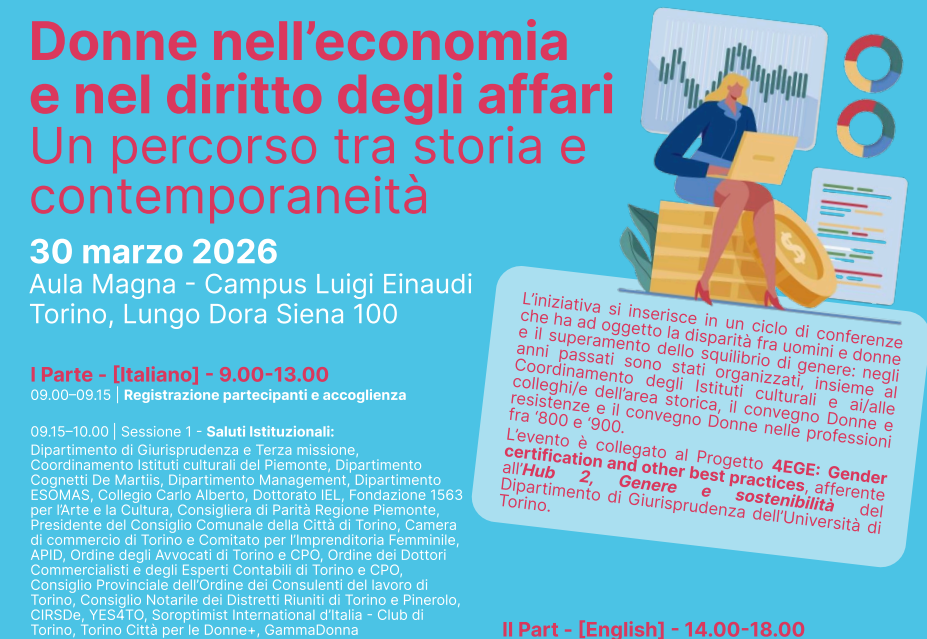 Donne nell’economia e nel diritto degli affari: un percorso tra storia e contemporaneità